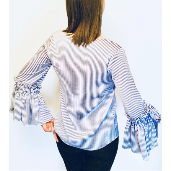 Hillary Radley Stripe Blouse - Picture 3 of 6